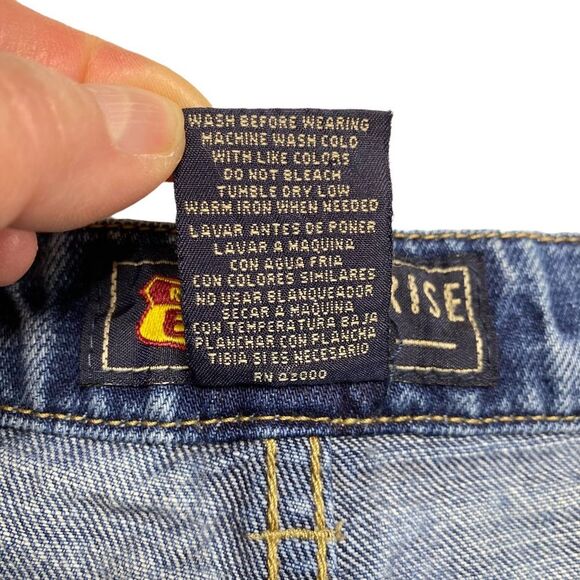 Vintage Route 66 Low Rise Embellished Beaded Embroidered Blue Jeans Sz 4 - Picture 14 of 16